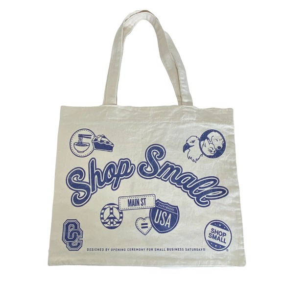 Shop Small Business Canvas Tote Bag - Picture 1 of 7